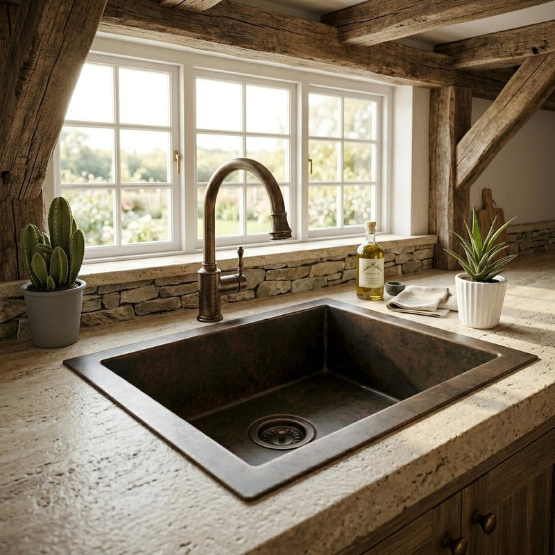 COPPER SINK KITCHEN