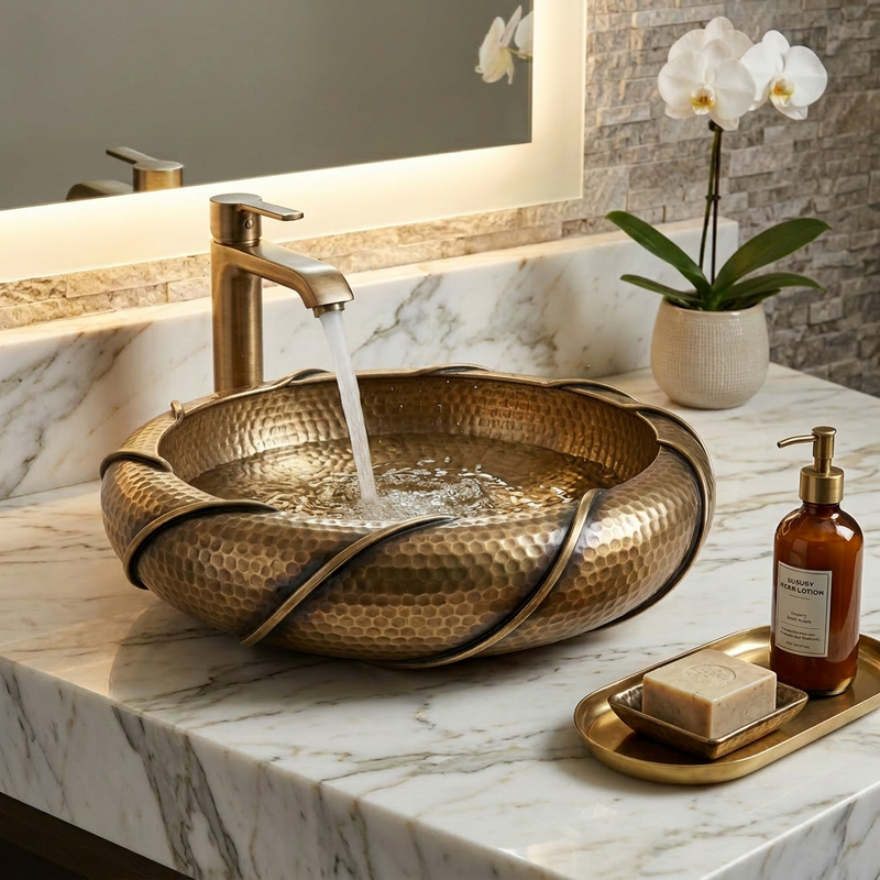 BRASS BATHROOM SINKS