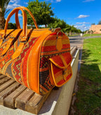 Moroccan Leather Bag Havan - Authentic Handcrafted Morocco